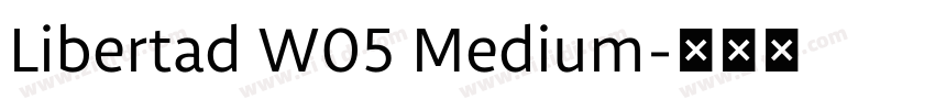 Libertad W05 Medium字体转换